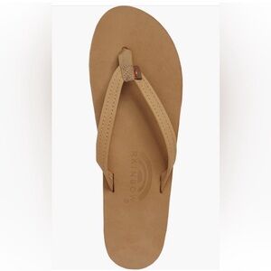 🌈 Rainbow Sandals Leather Flip Flops size 9